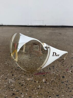 dior ski 1 john galliano sunglasses white